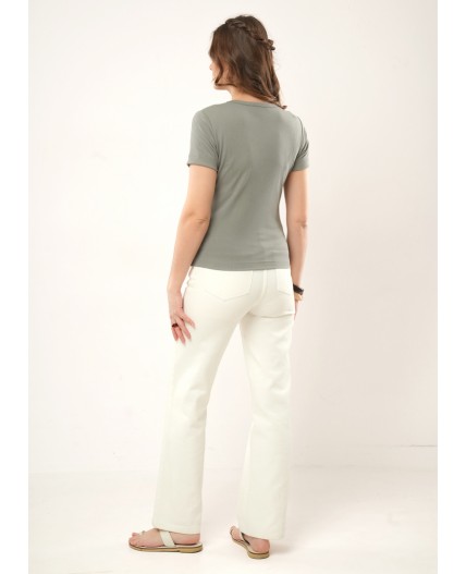 CLE Футболка жен. 267166рп, хаки/т.хаки