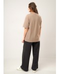 CLE Футболка жен. 267167зз_п, св.коричневый