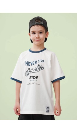 CLE Футболка мал. 867418/18кд_п, молочный