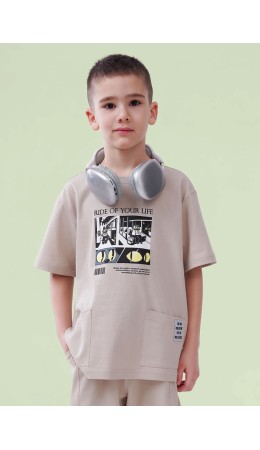 CLE Футболка мал. 867419/18кд_п, бежевый