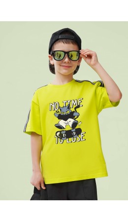 CLE Футболка мал. 867421/18кд_п, зелёный 'неон'