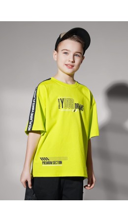 CLE Футболка мал. 867426/18кд_п, зелёный 'неон'