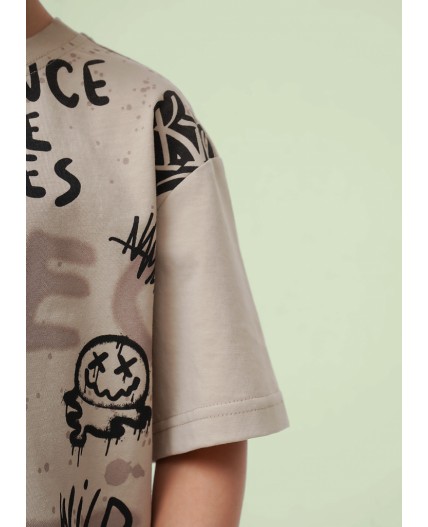 CLE Футболка мал. 867429/18кд_п, бежевый