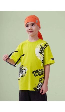 CLE Футболка мал. 867430/18кд_п, зелёный 'неон'