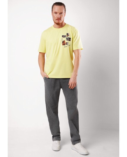 CLE Футболка муж. 560351/15кд 1 maxi(макси)_п, св.жёлтый