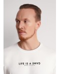 CLE Футболка муж. 562144/03г maxi(макси)_п, молочный/т.бежевый
