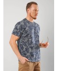 CLE Футболка муж. 562364/20кдн, т.синий/белый