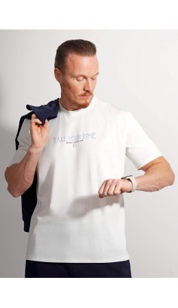 CLE Футболка муж. 562598/10кд maxi(макси)_п, молочный