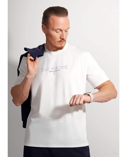 CLE Футболка муж. 562598/10кд maxi(макси)_п, молочный