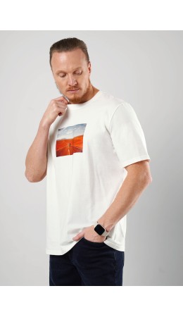 CLE Футболка муж. 562642/04кд maxi(макси)_п, молочный