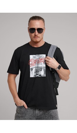 CLE Футболка муж. 562650/05кк maxi(макси)_п, чёрный