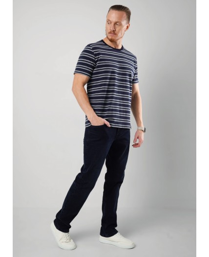 CLE Футболка муж. 562676/10злн maxi(макси), белый/т.синий