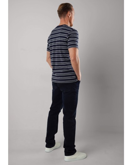 CLE Футболка муж. 562676/10злн maxi(макси), белый/т.синий