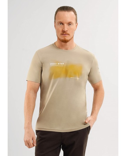 CLE Футболка муж. 562691/10г maxi(макси)_п, т.бежевый