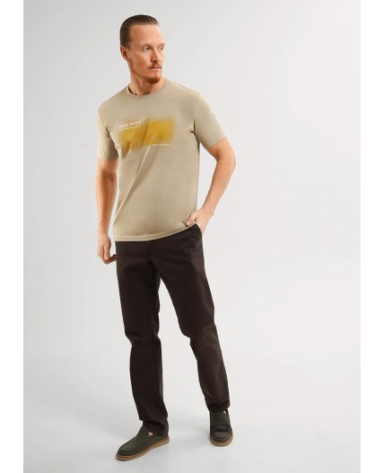 CLE Футболка муж. 562691/10г maxi(макси)_п, т.бежевый