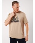 CLE Футболка муж. 562695/11кд maxi(макси)_п, бежевый