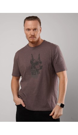 CLE Футболка муж. 562695/15о_п, коричневый