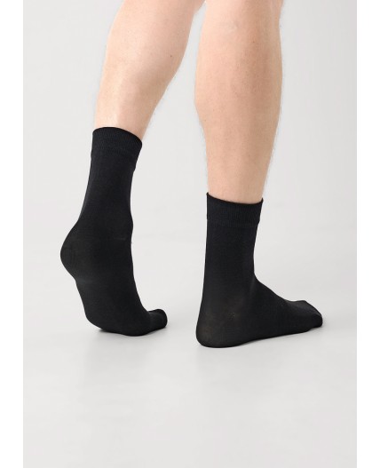 ЭЙС Носки муж.А10Лш хл+эл, чёрный