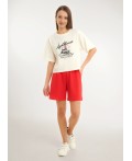 CLE LSH26-1234/1 Шорты жен. Круиз, красный