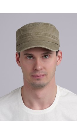 CLE Бейсболка 49 х/б (1623 кепка с козыр), бежевый