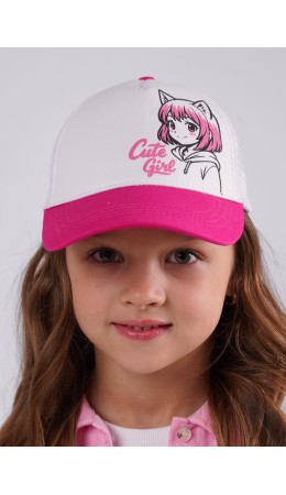 CLE Бейсболка дет 114 сетка, белый