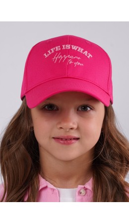 CLE Бейсболка дет 116 х/б, фуксиевый