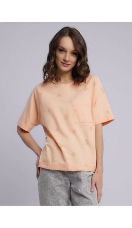 CLE Джемпер жен. 236150/101хэ, персиковый