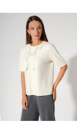 CLE Джемпер жен. 267183/200тдф_п, молочный