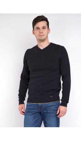 CLE Джемпер муж. 612806х, меланж т.серый