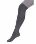 CLE Колготки дет.КД1318 116-128 fashion хл+эл, серый/св.серый