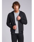 CLE Куртка муж. 632108зэ maxi(макси), чёрный/т.серый