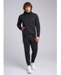 CLE Куртка муж. 632108зэ maxi(макси), чёрный/т.серый
