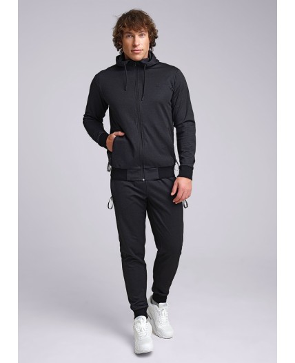 CLE Куртка муж. 632108зэ maxi(макси), чёрный/т.серый