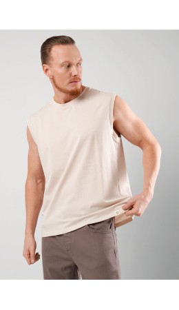 CLE Майка муж. 562721/17кд maxi(макси)_п, бежевый