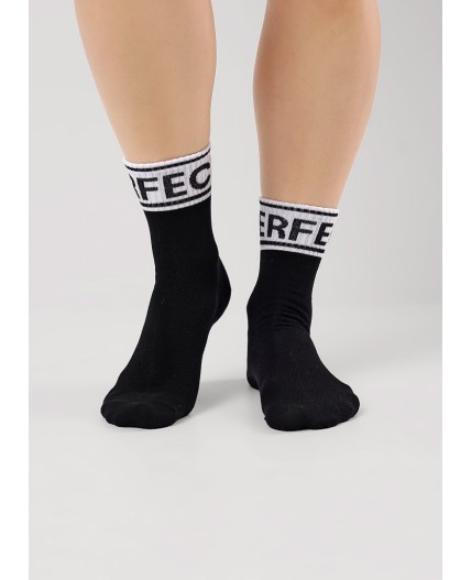 CLE Носки дет.С1535 20-22,22, чёрный