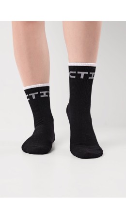 CLE Носки дет.С1577 24 вайб хл+эл, чёрный