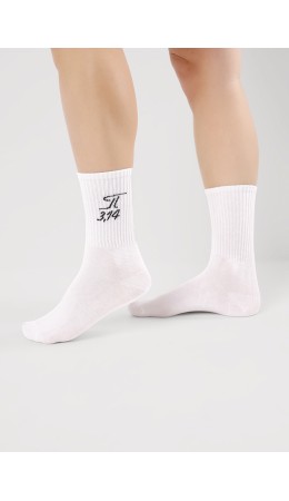 CLE Носки дет.С15811 20-22,22 школа хл+эл, белый