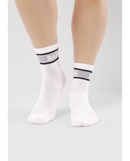 CLE Носки дет.С15817 18-20 школа хл+эл, белый