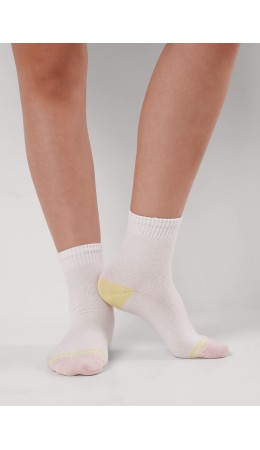 CLE Носки дет.С1582 16-18,18-20 викенд дев, белый