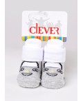CLE Носки дет.С173, меланж св.серый
