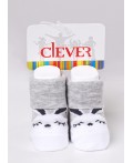CLE Носки дет.С174, меланж св.серый