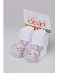CLE Носки дет.С192, белый/розовый