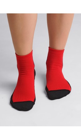 CLE Носки дет.С4375 12-14,14-16 драйв хл+эл, красный