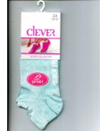 CLE Носки жен.Д202 хл+эл укор., голубой