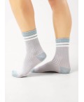 CLE Носки жен.Д5546 грэй хл+эл, св.серый