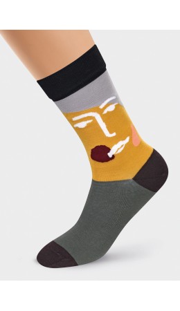 CLE Носки муж.К2102Л тренд хл+эл, зелёный