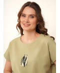CLE Футболка жен. 267216/208зз_п, хаки