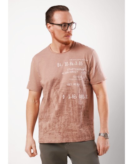 CLE Футболка муж. 562382/17о maxi(макси)_п, св.коричневый
