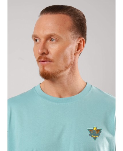 CLE Футболка муж. 562650/19кд maxi(макси)_п1, св.бирюзовый