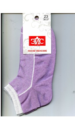 ЭЙС Носки жен.Д123 хл+эл укор, сиреневый
